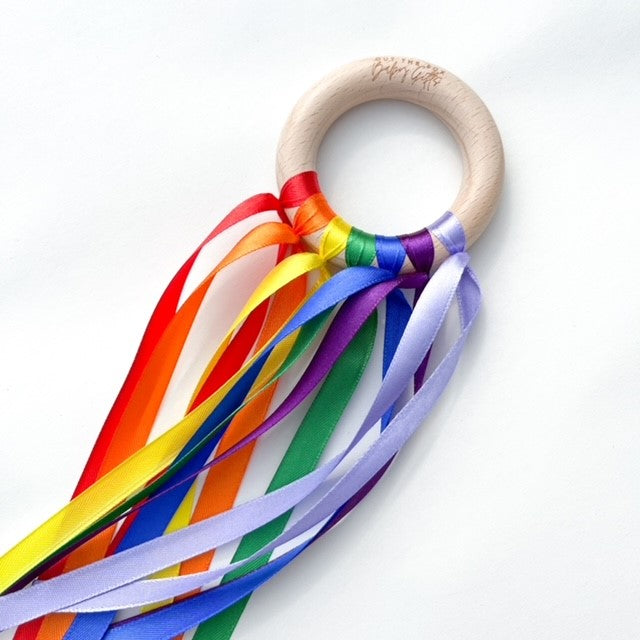Rainbow Ribbon Ring | UKCA Tested