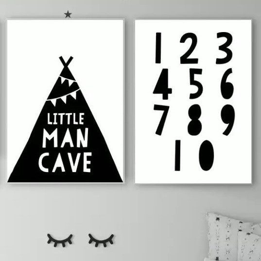 Little Man Cave Canvas Print