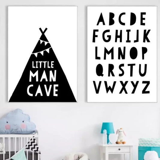 Little Man Cave Canvas Print