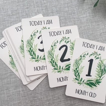 Month Milestone Cards