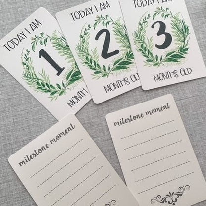 Month Milestone Cards