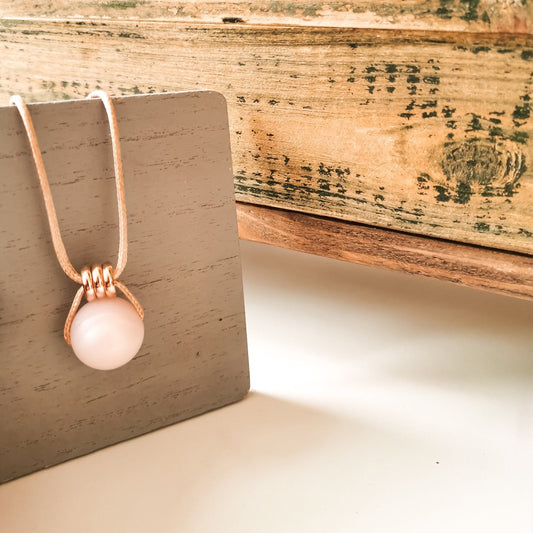 Rose Pearl Pendant