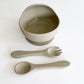 Bowl and Cutlery Set | Sage