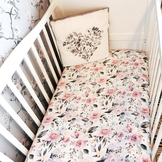 Cot Sheet | Simply Pink