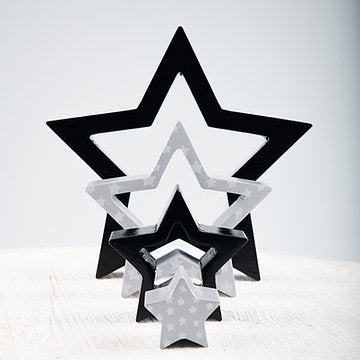 Space & Beyond Wooden Puzzle Stacking Star