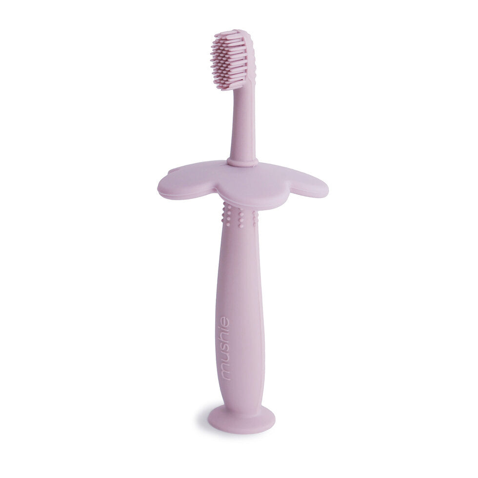 Mushie | Training Toothbrush | Lilac | Flower